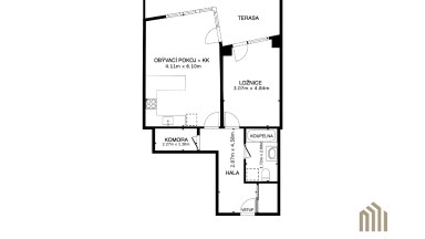 Exkluzivní byt 2+kk s předzahrádkou, terasou a garážovým stáním Praha 10 – Pitkovice